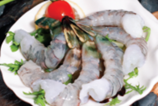 Black Tiger Shrimp, Headless, Peeled & Deveined, Tail On (PDTO)